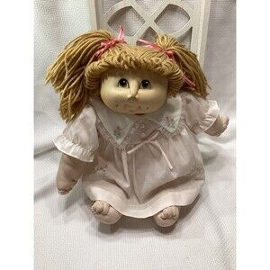 Vintage The Original “Doll Baby” 1984 By M.N. Thomas Pink Dress Pig Tails